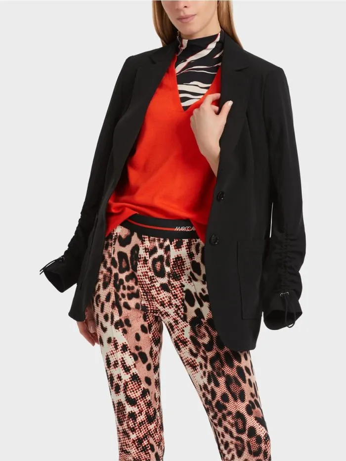 Damen Marc Cain Blazer Taillierter Blazer Black