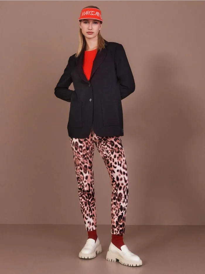 Damen Marc Cain Blazer Taillierter Blazer Black