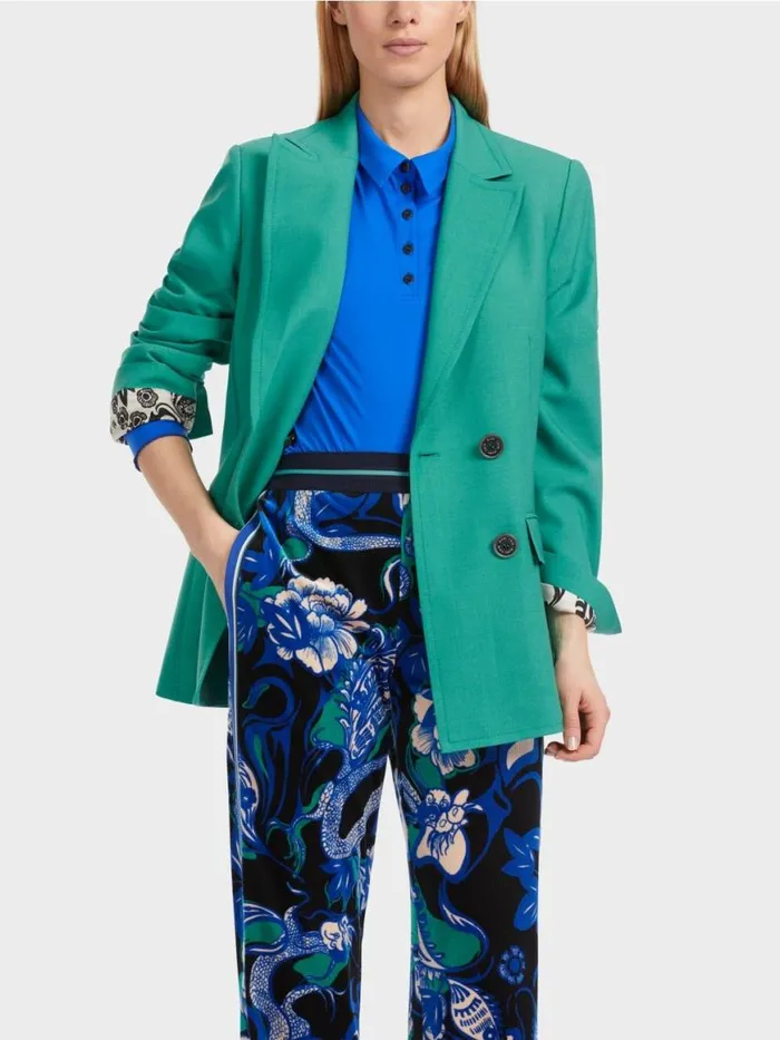 Damen Marc Cain Blazer Zweireihiger Blazer Enamel