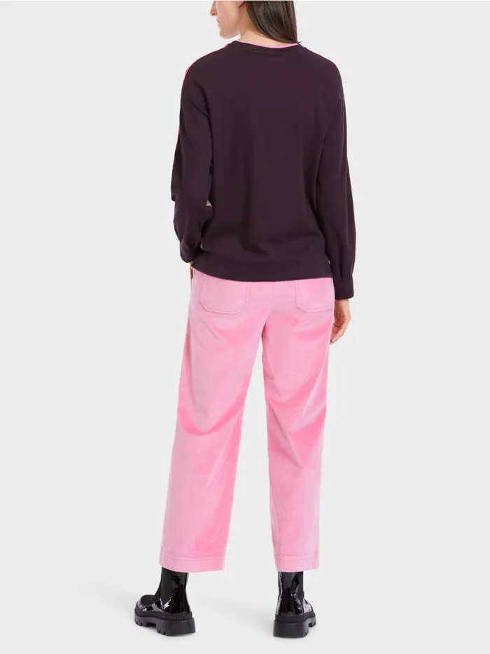Damen Marc Cain Shirts and Tops Bedrucktes TShirt Bright Orchid