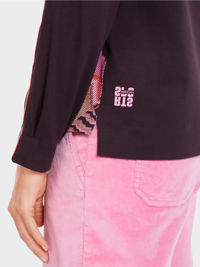 Damen Marc Cain Shirts and Tops Bedrucktes TShirt Bright Orchid