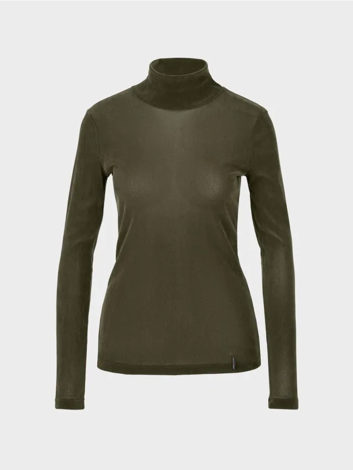 Damen Marc Cain Shirts and Tops Figurnahes TShirt Bright Terra