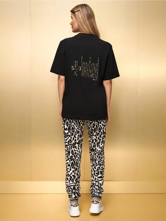 Damen Marc Cain Shirts and Tops Shirt 034Rethink Together034 Black