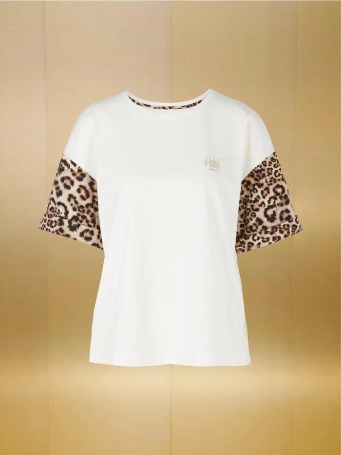 Damen Marc Cain Shirts and Tops Shirt Aus Baumwolle Offwhite
