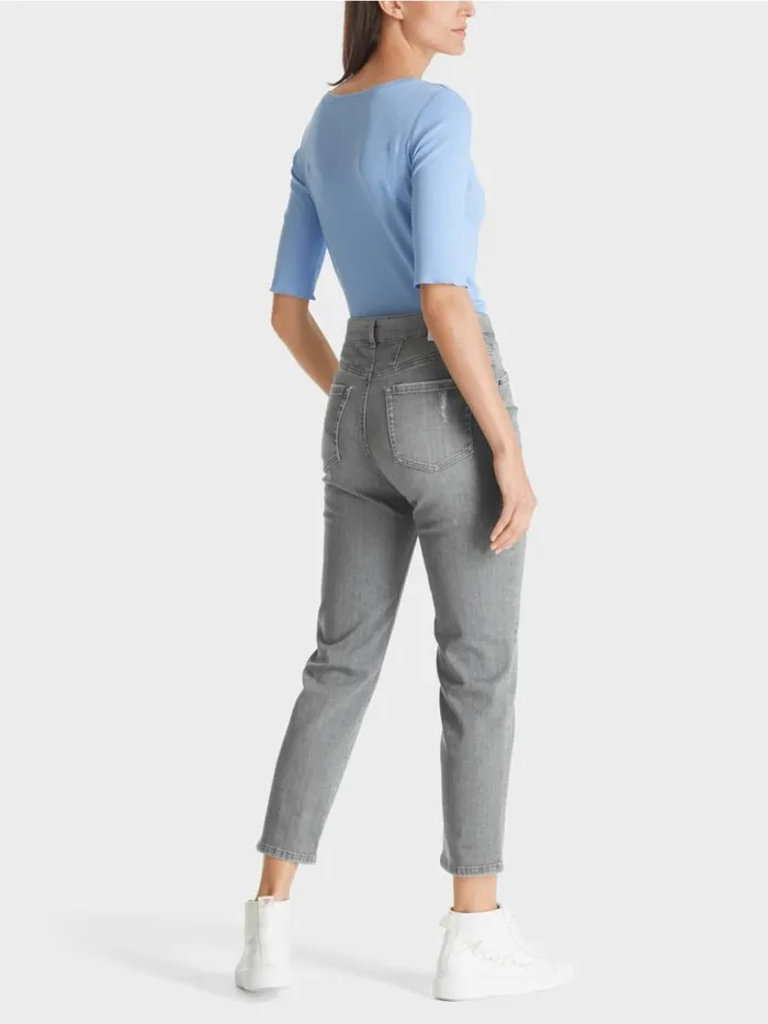 Damen Marc Cain Shirts and Tops TShirt Mit rmel Dark Summer Sky