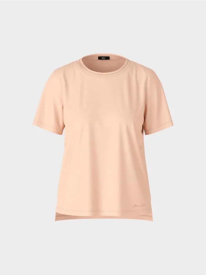 Damen Marc Cain Shirts and Tops TShirt Mit Weitem CrewNeck Sandy Beige