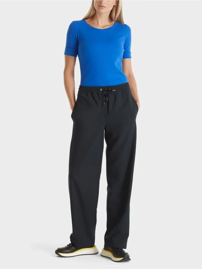 Damen Marc Cain Shirts and Tops Uni TShirt Mit 34rmel Bright Royal Blue