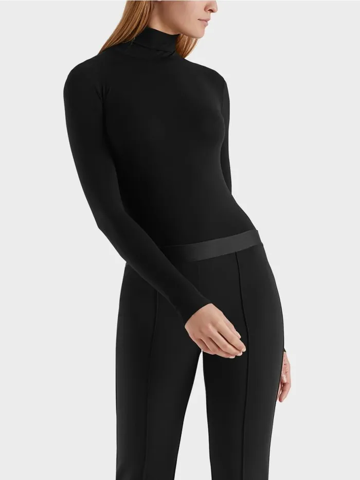 Damen Marc Cain Shirts and Tops Zarter Rollkragenpullover Black
