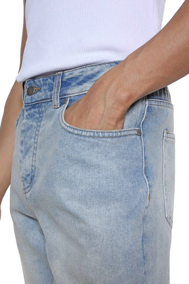 Denim Jaded London Men Shop Desert Raw Hem Jeans