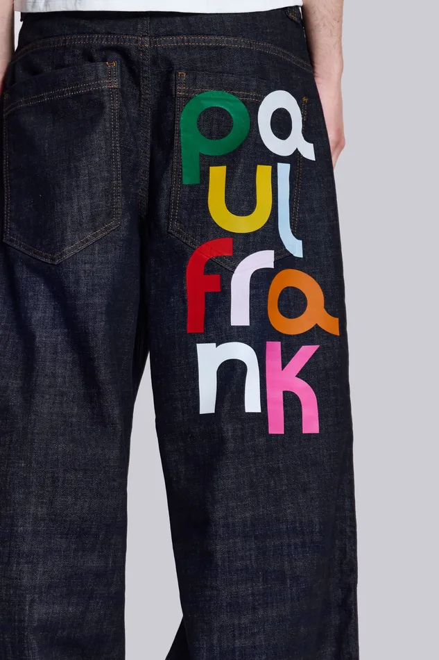Denim Jaded London Men Shop Paul Frank Spell Out Colossus Jeans