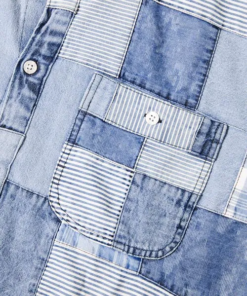 Denim Styles Perfect Patchwork Shirt Blue Joebrowns Apparel Denim Styles Perfect Patchwork Shirt Blue Joebrowns Apparel