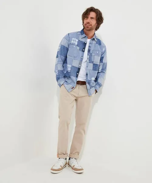 Denim Styles Perfect Patchwork Shirt Blue Joebrowns Apparel Denim Styles Perfect Patchwork Shirt Blue Joebrowns Apparel