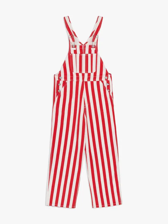 Denim Women Lisa Says Gah Lucy Overall Pomodoro Stripe
