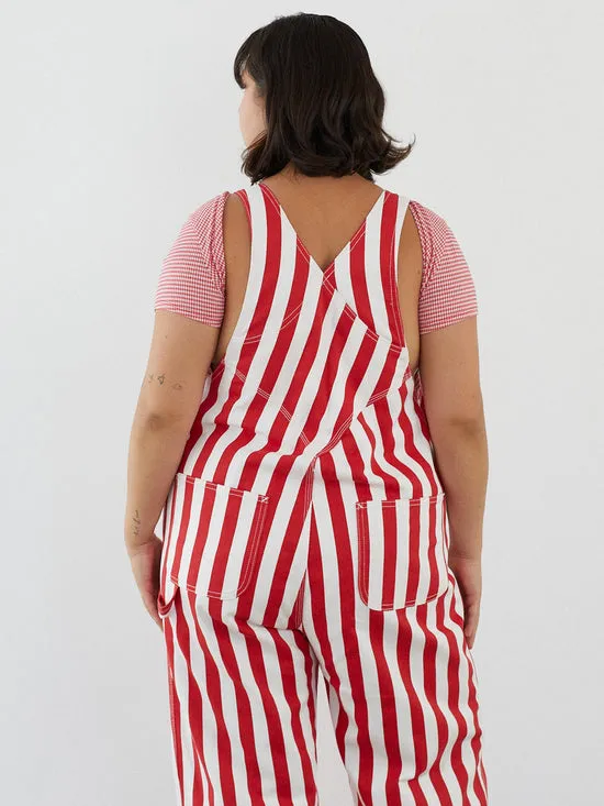 Denim Women Lisa Says Gah Lucy Overall Pomodoro Stripe