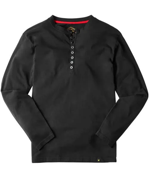 Distinctive Henley BlackKhaki Apparel Henley Tops Joebrowns Distinctive Henley BlackKhaki Apparel Henley Tops Joebrowns