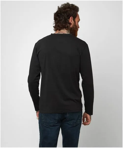 Distinctive Henley BlackKhaki Apparel Henley Tops Joebrowns Distinctive Henley BlackKhaki Apparel Henley Tops Joebrowns