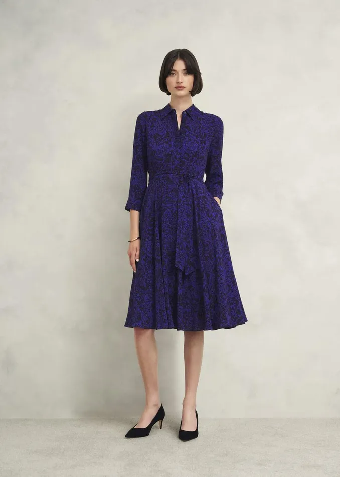 Dresses and Jumpsuits Women HOBBS Lainey Dress Navy Blue