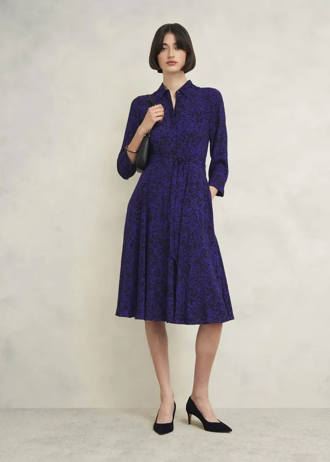 Dresses and Jumpsuits Women HOBBS Lainey Dress Navy Blue