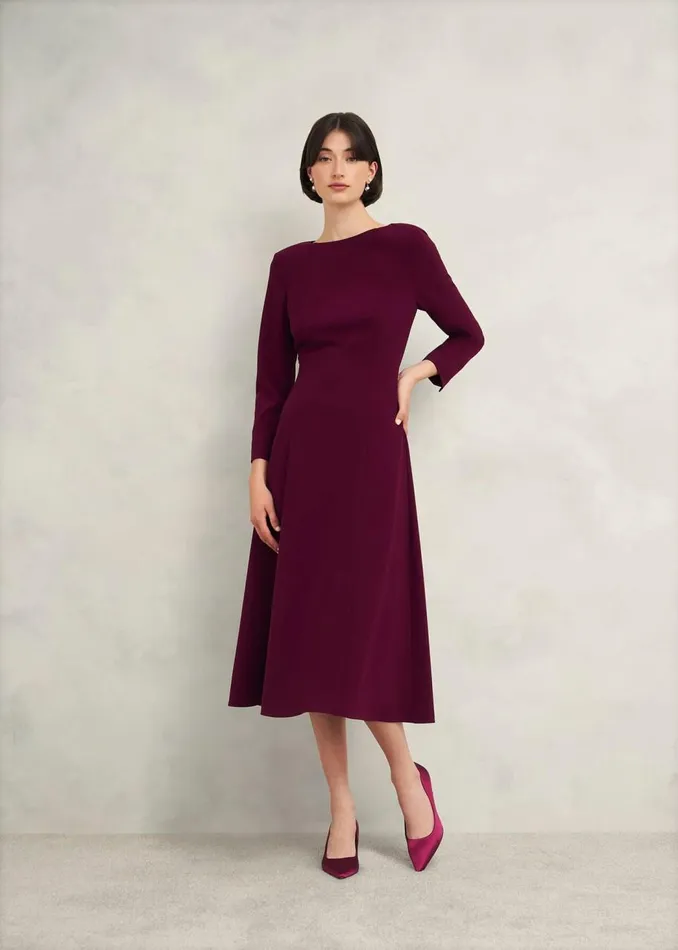 Dresses and Jumpsuits Women HOBBS Leonora Dress Warm Plum