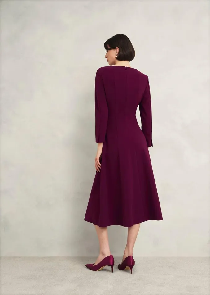 Dresses and Jumpsuits Women HOBBS Leonora Dress Warm Plum