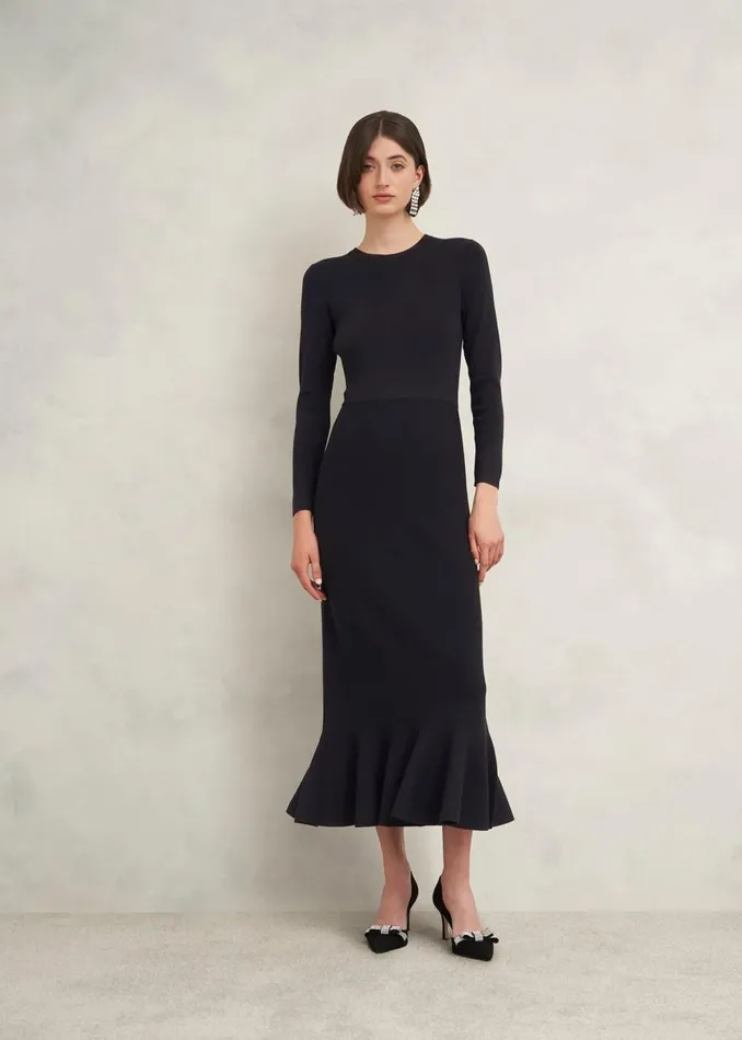 Dresses and Jumpsuits Women HOBBS Lucilla Knitted Dress Hobbs Black