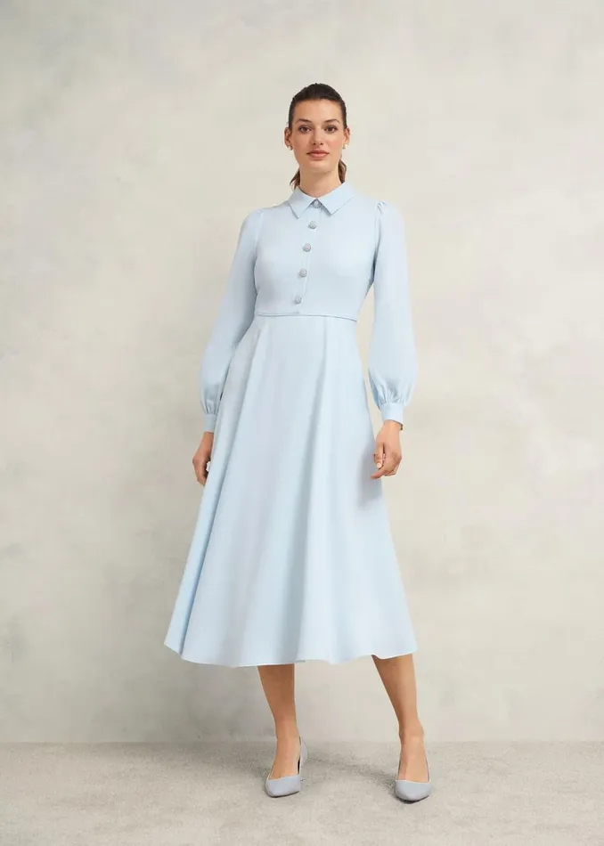 Dresses and Jumpsuits Women HOBBS Petite Ayla Dress Pale Blue