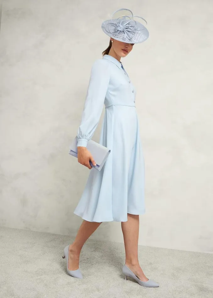 Dresses and Jumpsuits Women HOBBS Petite Ayla Dress Pale Blue