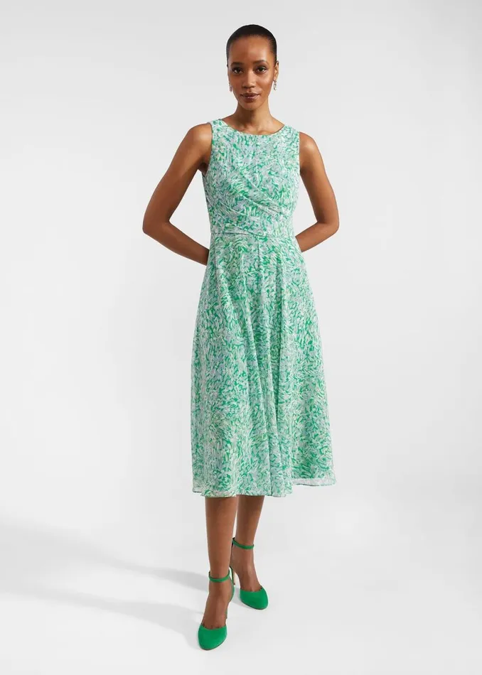 Dresses and Jumpsuits Women HOBBS Petite Jess Dress Green Multi