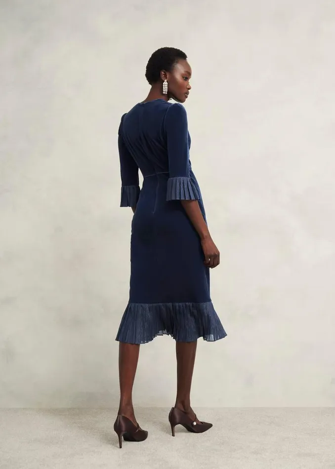 Dresses and Jumpsuits Women HOBBS Petite Mary Dress Riverside Blue