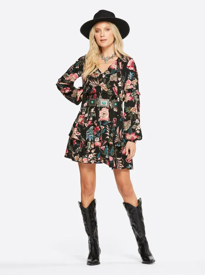 Dresses Clothing Jessica Simpson Reina Dress In Arcadian Blooms