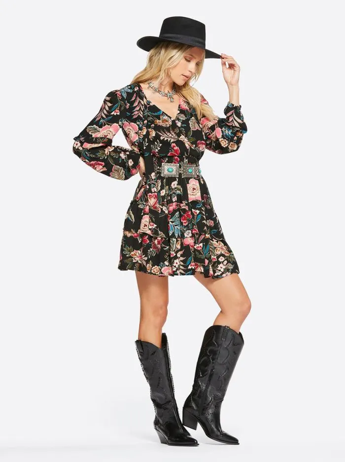 Dresses Clothing Jessica Simpson Reina Dress In Arcadian Blooms