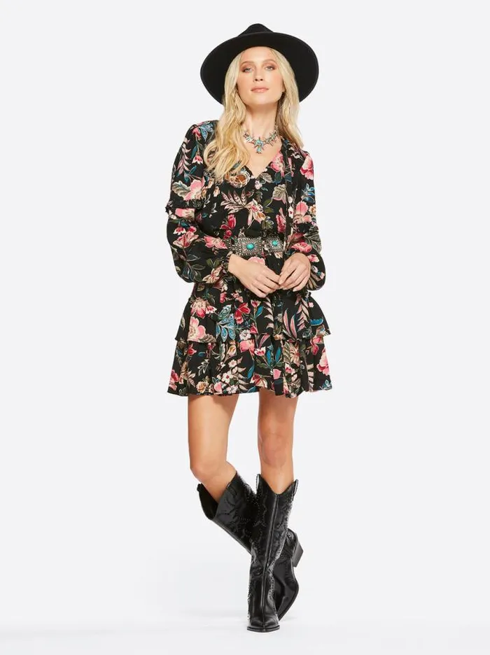 Dresses Clothing Jessica Simpson Reina Dress In Arcadian Blooms