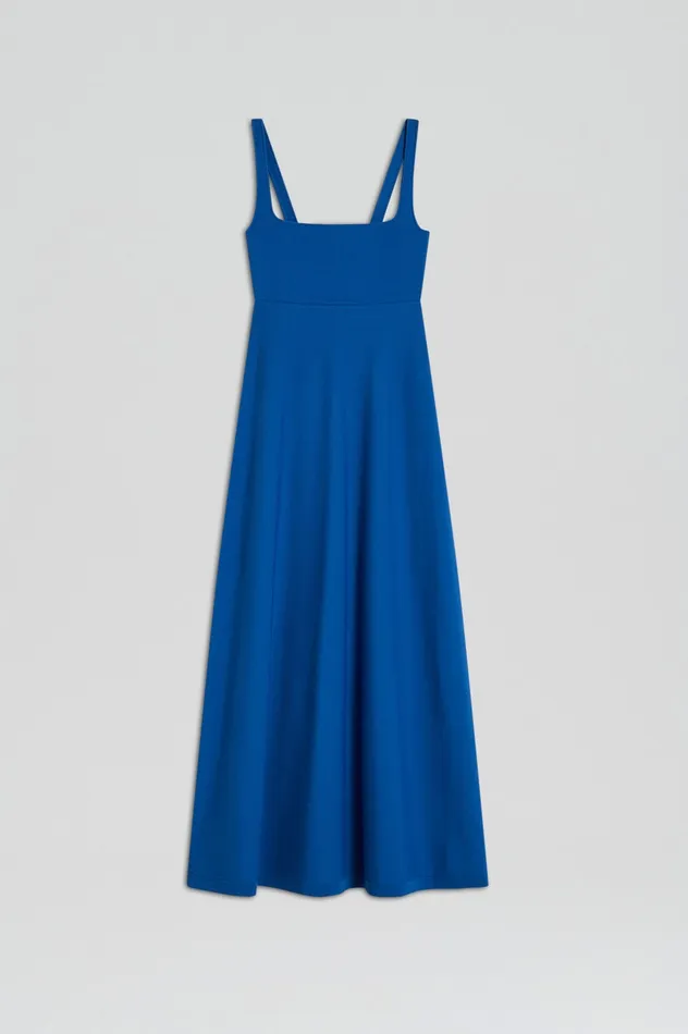 Dresses Women CREPE KNIT SQUARE NECK DRESS PRUSSIANBLUE Scanlan Theodore Dresses Women CREPE KNIT SQUARE NECK DRESS PRUSSIANBLUE Scanlan Theodore
