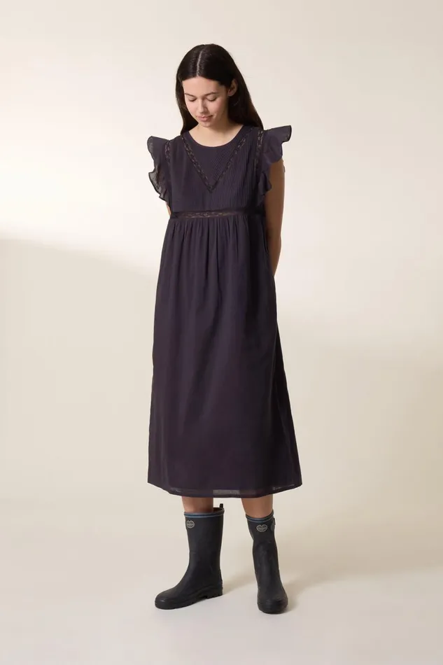 Dresses Women Leon and Harper Roos Lace Dress Carbone