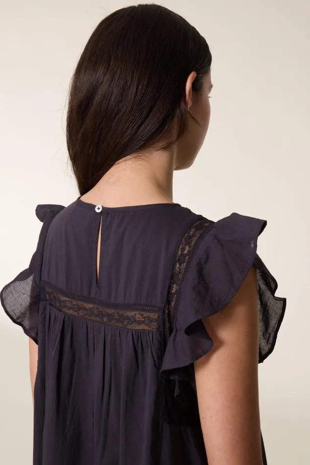 Dresses Women Leon and Harper Roos Lace Dress Carbone