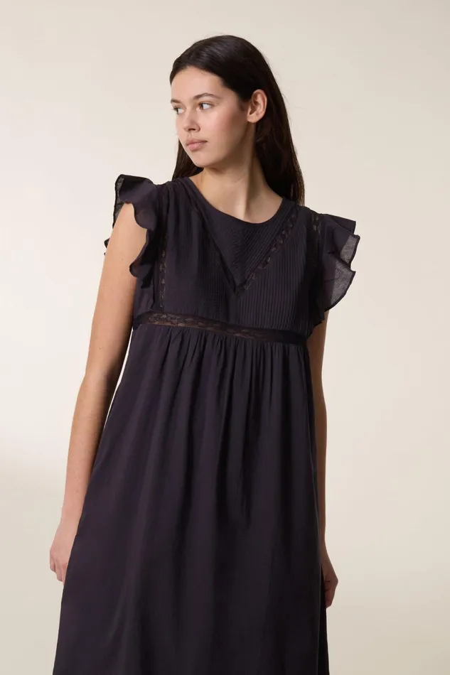 Dresses Women Leon and Harper Roos Lace Dress Carbone