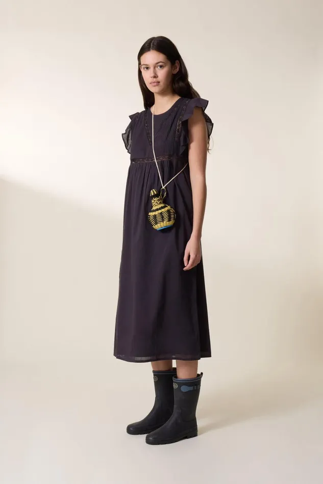 Dresses Women Leon and Harper Roos Lace Dress Carbone