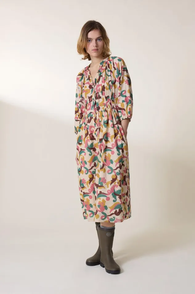 Dresses Women Leon and Harper Roudy Patch Dress Vanilla