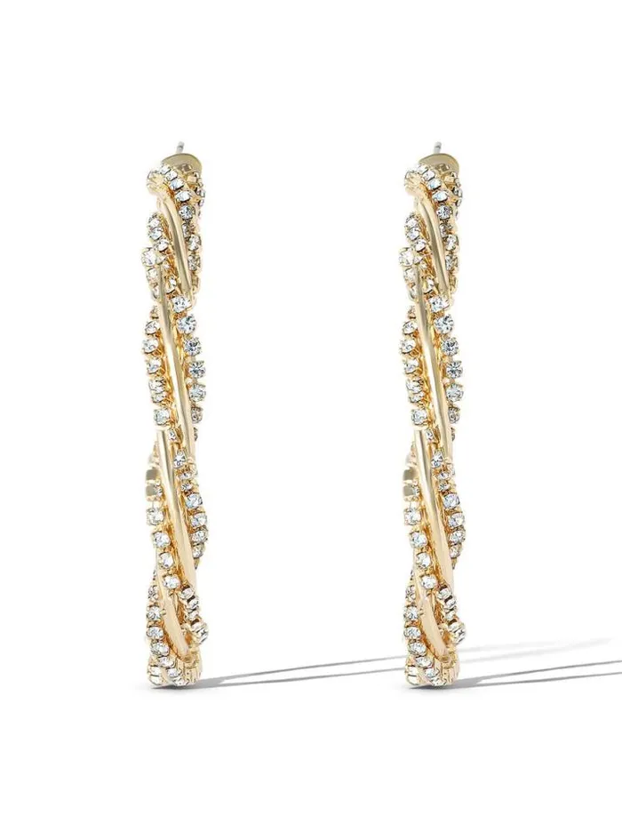 Earrings Accessories Jessica Simpson Spiral Hoop Earrings
