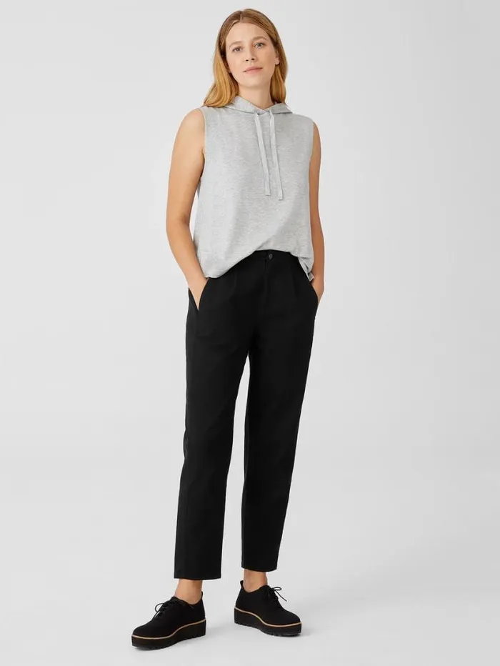 Eileen Fisher Denim Organic Cotton Denim Tapered Pant Black 8211 Shop