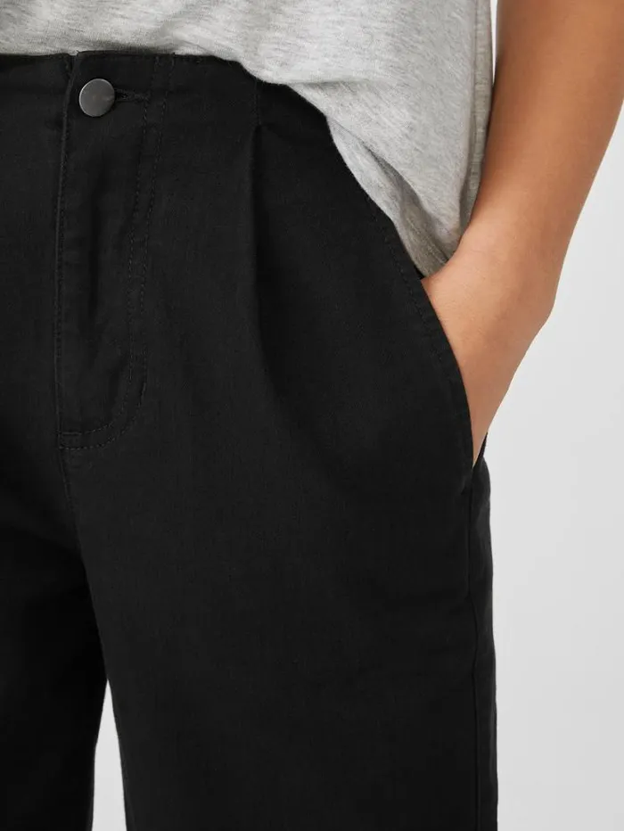 Eileen Fisher Denim Organic Cotton Denim Tapered Pant Black 8211 Shop