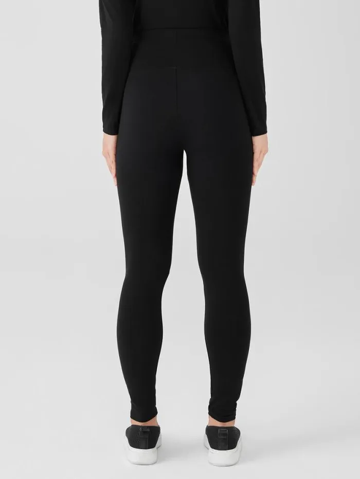 Eileen Fisher Pants Shorts and Jumpsuits Stretch Jersey Knit Leggings Black 8211 Shop