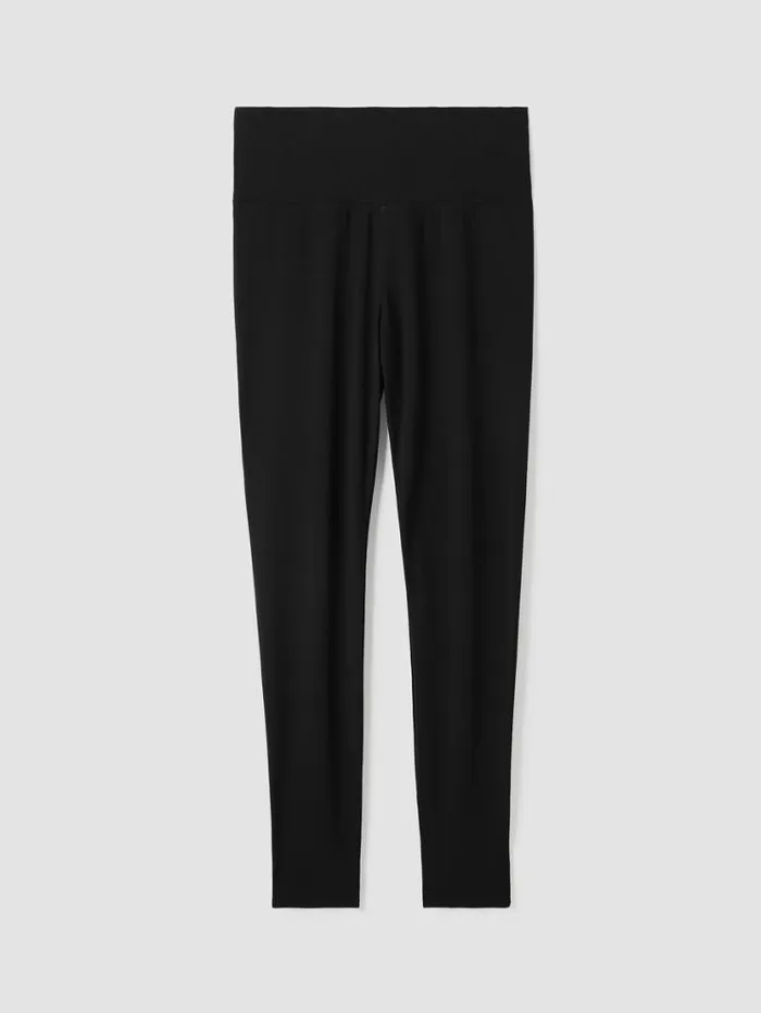 Eileen Fisher Pants Shorts and Jumpsuits Stretch Jersey Knit Leggings Black 8211 Shop