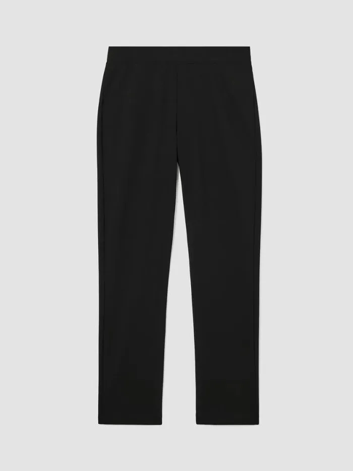 Eileen Fisher Pants Shorts and Jumpsuits Washable Stretch Crepe Slim Ankle Pant Black 8211 Shop