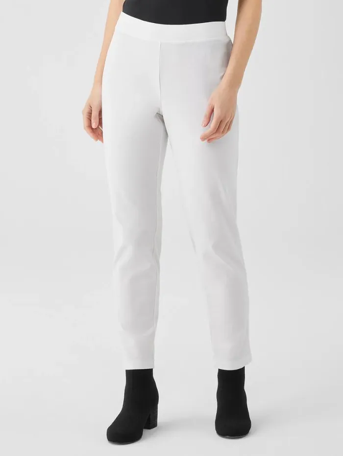 Eileen Fisher Sweaters and Cardigans Washable Stretch Crepe Pant White 8211 Shop