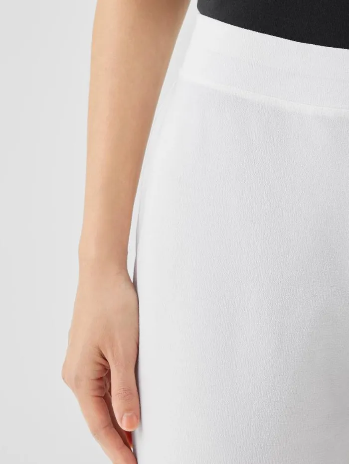 Eileen Fisher Sweaters and Cardigans Washable Stretch Crepe Pant White 8211 Shop