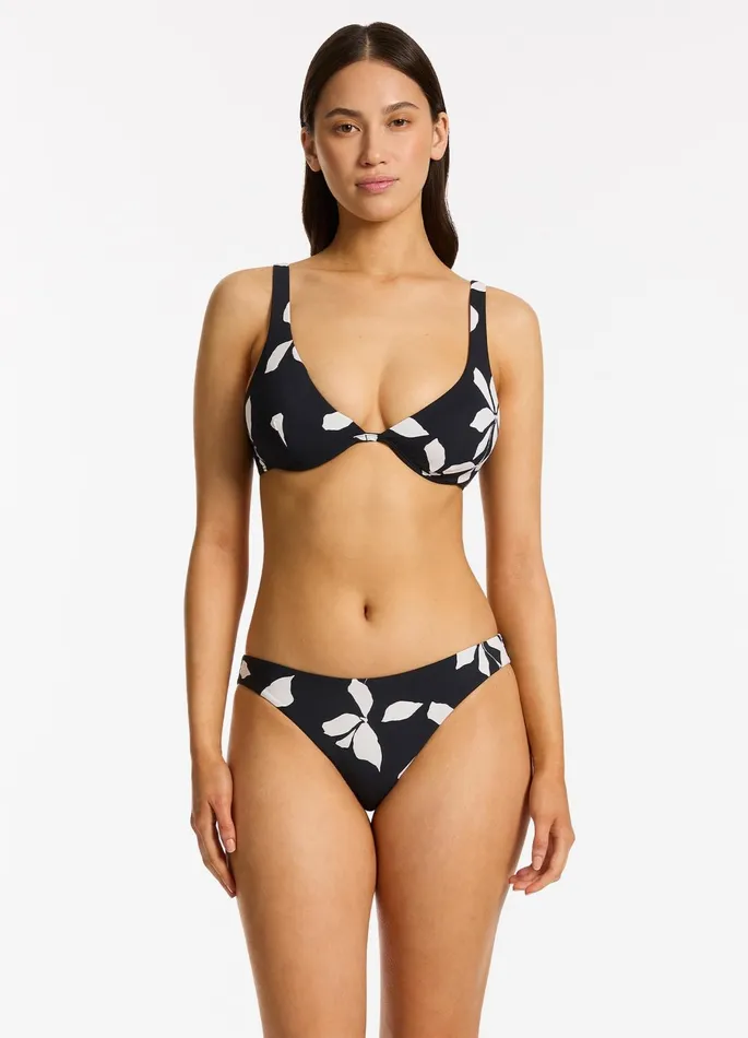 Elora Bloom Hipster Bikini Bottom Black Women JETS Australia Hipster Bikini Bottoms