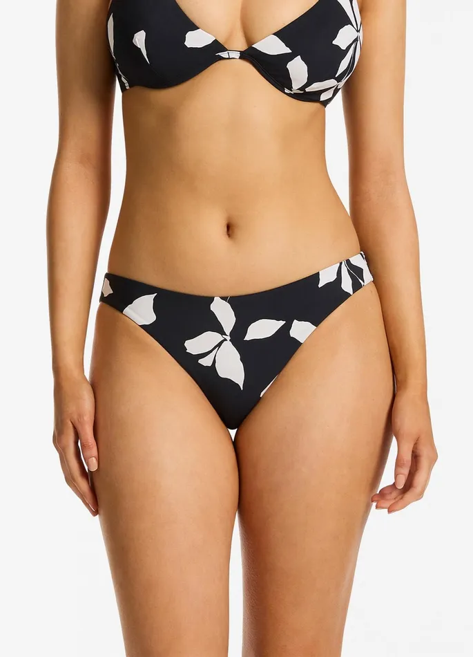 Elora Bloom Hipster Bikini Bottom Black Women JETS Australia Hipster Bikini Bottoms