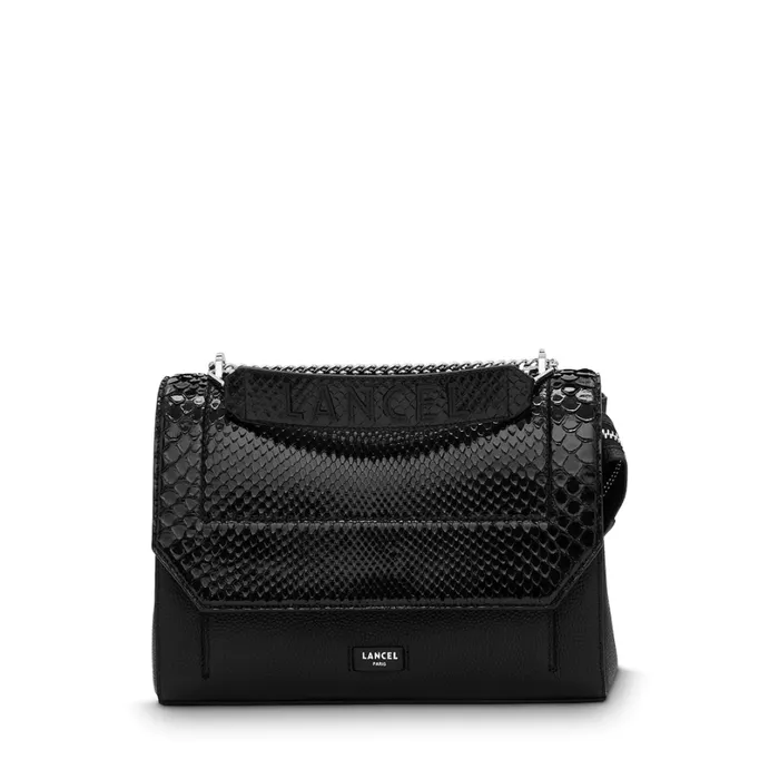 Flap Bag With Handle Black Women Lancel The Exotics