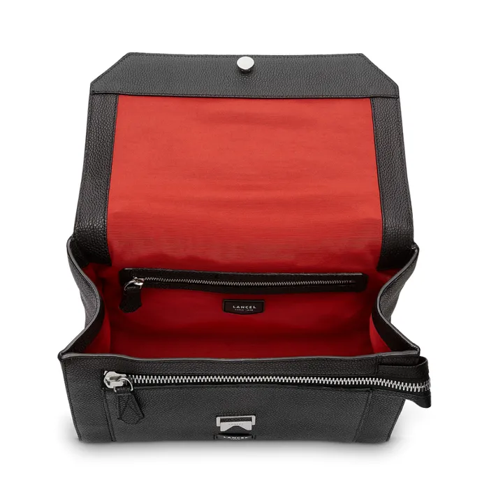 Flap Bag With Handle Black Women Lancel The Exotics Flap Bag With Handle Black Women Lancel The Exotics